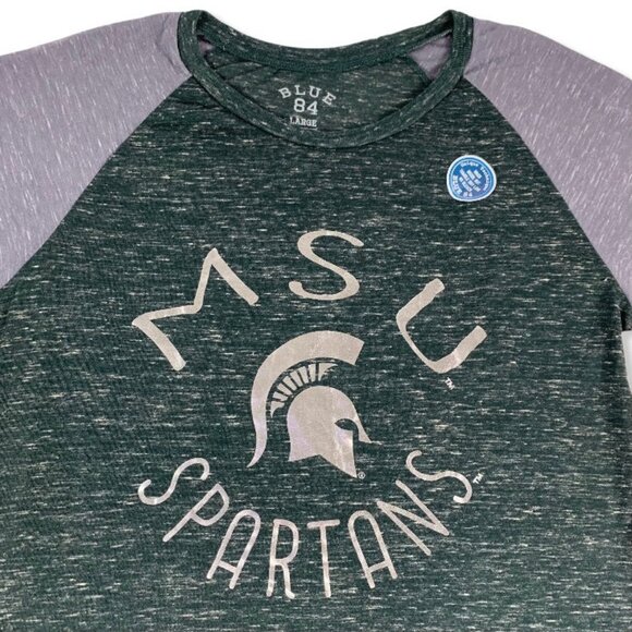 Blue 84 Confetti Raglan Sleeve Women's T-Shirt Dark Forest - Picture 3 of 8